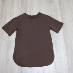 GU ブラウン 半袖 Tシャツ Sサイズ