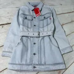 【新品タグ付】DIESEL ベルテッド デニムジャケット ワンピース 2WAY