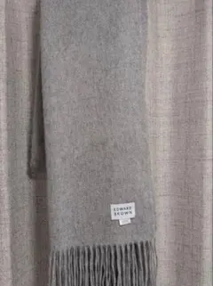 EDWARD BROWN グレー マフラー EDWARD BROWN グレー マフラー - メルカリ