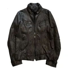 MEN'S BIGI シングルライダースジャケット M0123LJM001 - メルカリ