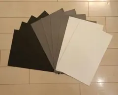 ビニールレザー 生地 ハギレ グレー系 ➂