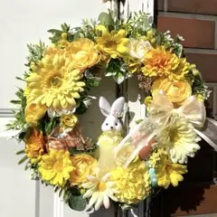 1点もの】花と果物のビタミンカラーリース ダッフィー＆シェリーメイ