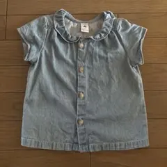 プチバトー デニムシャツ