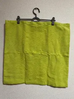 Francfranc ライムグリーン ストライプクッションカバー 60x60cm