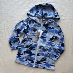 新品　迷彩柄フード付きジャケット 110センチ