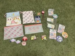 星のカービィ カービィ まとめ売り 缶バッジ 巾着 ポーチ ラバーストラップ