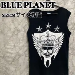BLUE PLANET LDH3代目 タンクトップ バックプリント ノースリーブ