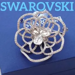 SWAROVSKI　お花　Flower　ブローチ