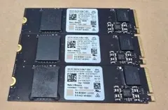 中古 M.2 NVMe SSD 3枚セット　2-1