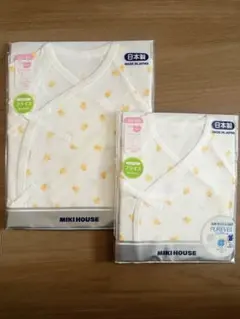 【新品未使用】ミキハウス コンビ肌着&短肌着セット 50-60センチ 新生児