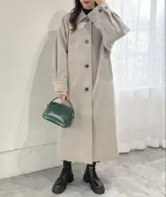Heather WOOLLYTECH ウーリーテック/2WAYロングコート