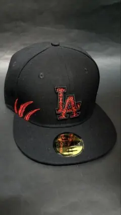 NEWERA LAドジャースデザイナーズカスタムキャップ5/8デビル