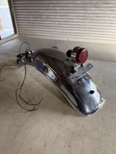 SR400 リアフェンダー トゥームストーン テールランプ付き チョッパー