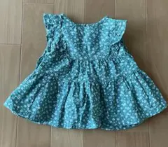 トップス　チュニック　ノースリーブ　女の子　BREEZE 小花柄