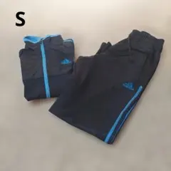adidas S ジャージ上下 紺 微起毛