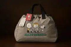 PEANUTS スヌーピー ナイロン刺繍トートバッグ HAPPINESS 新柄