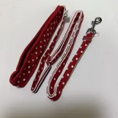 RADICA ペット用リード レッド スター柄メッシュパッド付　犬/猫のサムネイル