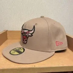 New Era シカゴ・ブルズ 59FIFTY キャップ 7 1/2 ベージュ