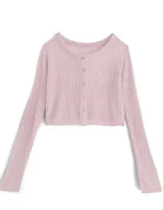 GRL ショート丈シアーニットカーディガン [an1338]