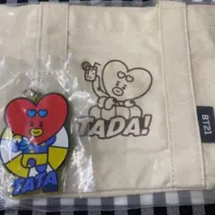 とるパカ BT21 TATAトートバッグ ランチバッグ チャームセット