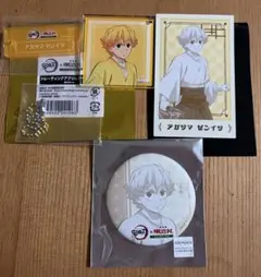 鬼滅の刃 我妻善逸 明治村 アクリルキーホルダー 缶バッジ ポラショット