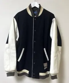 フェノメノンphenomenon袖レザースタジャン　サイズL