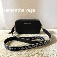 Samantha vega ショルダーバッグ　黒シルバー