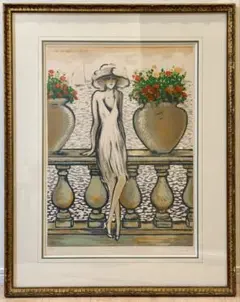 ジャン・ピエール・カシニョール 「欄干」版画 額装 女性像 フランス #267 2026年最新】絵画 カシニョールの人気アイテム - メルカリ