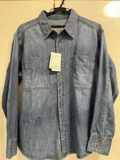 Spick and Span ライトオンスデニムシャツ ブルー