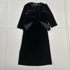 良品✨ 山陽商会 ハートフォード ベルベット セットアップ ワンピース 2 黒