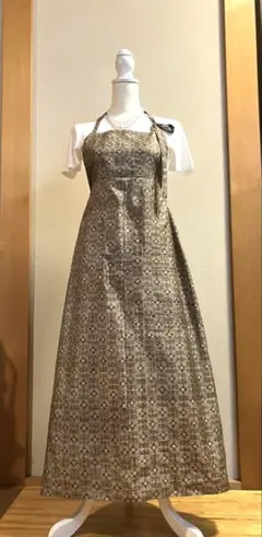 ˚✧⁎着物リメイク　ハンドメイドキャミワンピース　大島紬として購入した物使用✧⁎のサムネイル