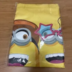 新品未使用】ミニオン×モスバーガー　ビーチタオル