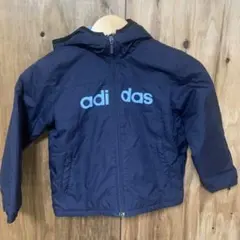 【 3039番】adidas 中綿ジャケット　110cm ネイビー
