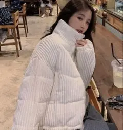 コーデュロイアウター ホワイトMサイズ