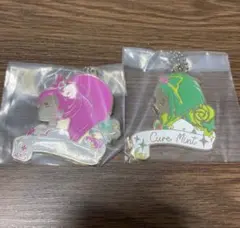 一番くじ プリキュア F賞 シルエットメタルチャーム 2個セット