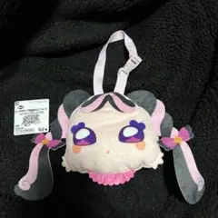 キミとアイドルプリキュア♪ ストラップ付き顔型ぬいぐるみポーチ　メロロン