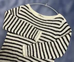 Spick and Span ニットワンピース ボーダー アルパカ モヘア