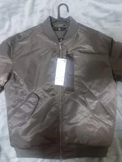 ユニクロハイブリッドダウンオーバーサイズMA-1 07 GRAY Mサイズ