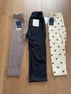 新品未使用　キッズパンツ 3点セット　100