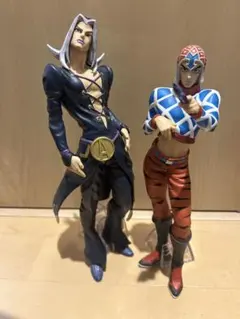 一番くじジョジョの奇妙な冒険6部フィギュア アバッキオ ミスタ 2体 