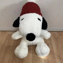 スヌーピー　ニット帽　ぬいぐるみ