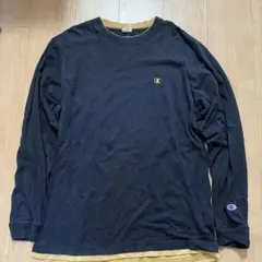 Champion 長袖Tシャツ X-LARGE ネイビー