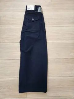 ユニクロ　ジャージーバレルレッグパンツ　ネイビー　NAVY 69 M