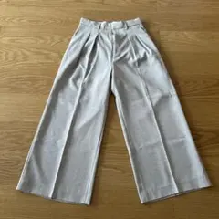 ☆新品未使用　ミラオーウェンマーベルトデザイン2タックワイドパンツ☆