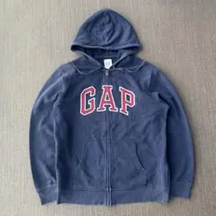 90s OLD GAP ジップパーカー パーカー スウェット y2k 短丈