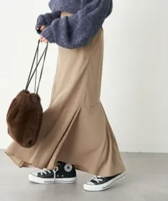 【新品未使用】イレヘムマーメイドスカート ベージュ