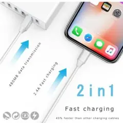 iphone 充電 ケーブル ライトニング 2M 3本セット lightning