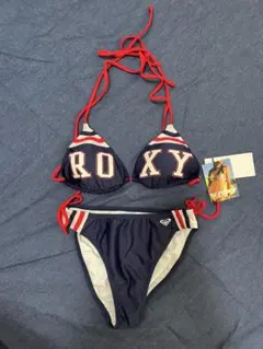 新品 ロキシー ROXY ビキニ ロゴ 水着 Mサイズのサムネイル