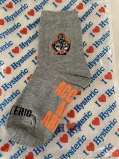 Hysteric miniミニちゃん靴下16cmグレー