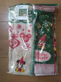 【未使用】ミッキーマウス クリスマス タオルセット